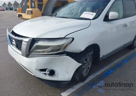 2014 Nissan Pathfinder Sl из США, поврежденный, VIN 5N1AR2MN2EC681372